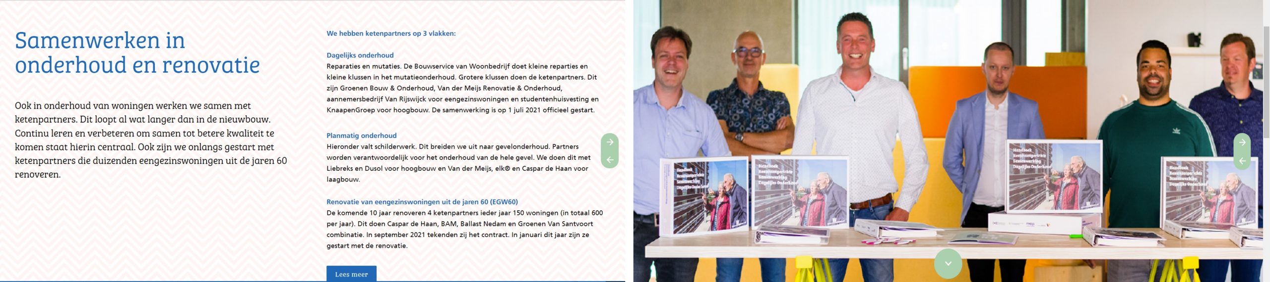 Ketensamenwerkingsprogramma bij Woonbedrijf Eindhoven